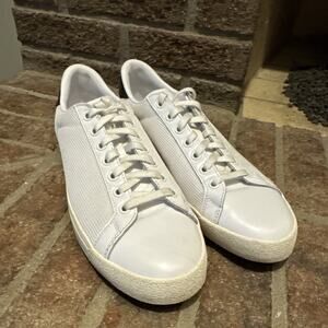 Adidas Originals Unisex Rod Laver Trainer Shoes Sneakers White Black Retro Sz 9